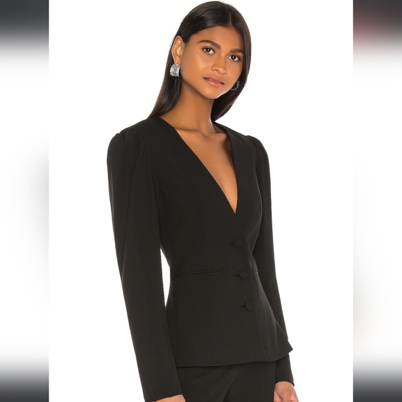 Trysta Blazer in Black GRLFRND - Picture 2 of 4